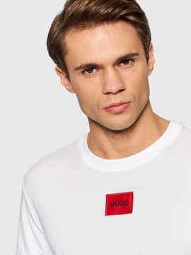 koszulka meska hugo boss classic tshirt logo biała