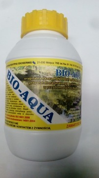 BAKTERIE do OCZKA Bio Aqua na ZIELONĄ WODĘ USUWA GLONY KLARUJE WODĘ w OCZKU