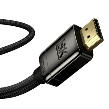 КАБЕЛЬ HDMI-HDMI 2.1 BASEUS 8K 60Гц FULL HD UHD 3D 48ГБ 100см