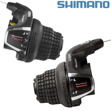 MANETKA MANETKI KOMPLET DŹWIGNIA PRZERZUTKI SHIMANO REVOSHIFT SL-RS35 3x7RZ