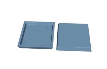 Podstawki 30x30mm – 10 sztuk