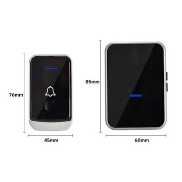 БЕСПРОВОДНОЙ Водонепроницаемый ДВЕРНОЙ ЗВОНОК 150М IP44 110дБ