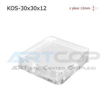 Дисплей, куб оргстекла 30х30х12мм под подвеску.