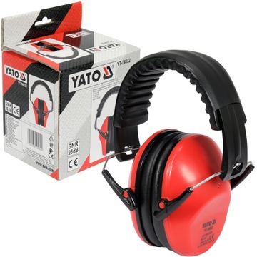 YATO NAUSZNIKI OCHRONNE ROBOCZE PRZECIWHAŁASOWE 26 DB UNIWERSALNY ROZMIAR
