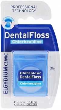 Elgydium Nić dentystyczna z chlorheksydyną 50 m