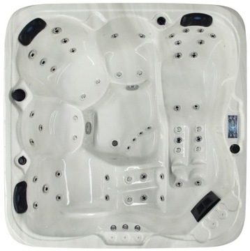 Jacuzzi ogrodowe całoroczne SPA z hydromasażem 5 osobowe Capri