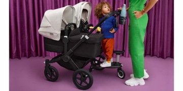 Коляска BUGABOO DONKEY 5 DUO год за годом БЕЛАЯ