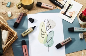 STABILO BOSS Nature Colors футляр для хайлайтеров, 4 цвета