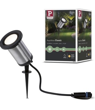 Садовый точечный светильник Paulmann Plug & Shine CLASSIC LED 5.1W 24V IP65 3000K