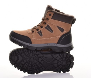 MĘSKIE BUTY ZIMOWE OCIEPLANE ŚNIEGOWCE BARDZO CIEPŁE WYGODNE KOLORY