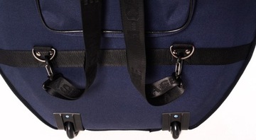 Классический футляр для виолончели 4/4 M-футляр Темно-Синий, Бордовый-Бежевый