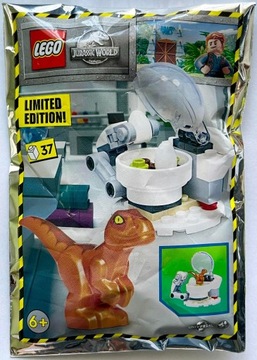 LEGO JURASSIC WORLD figurka Inkubator Raptora