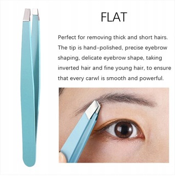 4/6Pcs Eyebrow Hair Removal Tweezers Stainles