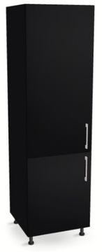 Szafka kuchenna 60 cm Słupek CZARNY 210/60/62