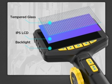 ЭНДОСКОПНАЯ КАМЕРА ДЛЯ ПРОВЕРКИ 210° ПОВОРОТНАЯ IP67 1080 с экраном AUTOOL SVB 305