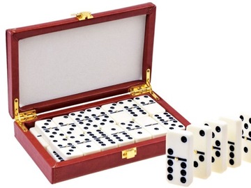 DOMINO - gra logiczna w elaganckim pudełku