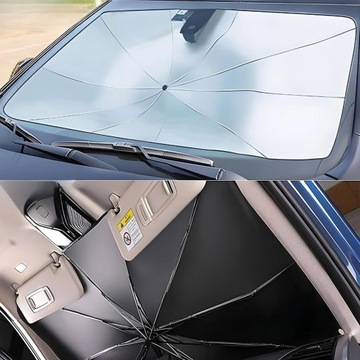 КОВРИК ИЗ ФОЛЬГИ СОЛНЦЕЗАЩИТНЫЙ КОЗЫРЕК АВТОМОБИЛЬНЫЕ ГАДЖЕТЫ ЗОНТ ДЛЯ ОКНА АВТОМОБИЛЯ