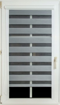 Roleta DZIEŃ NOC w kasecie balkon PCV + napinacz
