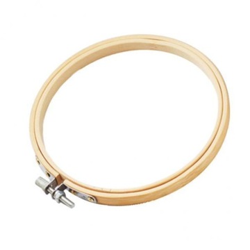 2 x bambusowa do haftu Hoop Cross