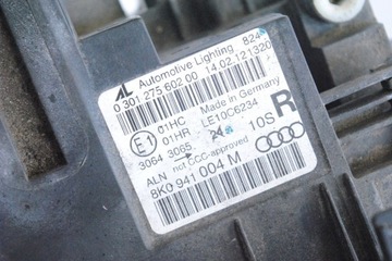 AUDI A4 SVĚTLOMET PŘEDNÍ PRAVÝ B8 ALLROAD 2012 RHD