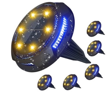 Lampy SOLARNE naziemne solar led szt.6 GREPRO