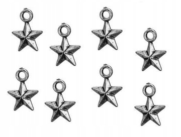 057 ZAWIESZKA CHARMS GWIAZDA GWIAZDY 16SZT CIEMNE