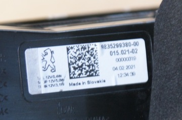 PEUGEOT 308 2021 КОМПЛЕКТ ЛАМП ПРАВЫЙ ЛЕВЫЙ ЗАДНИЙ