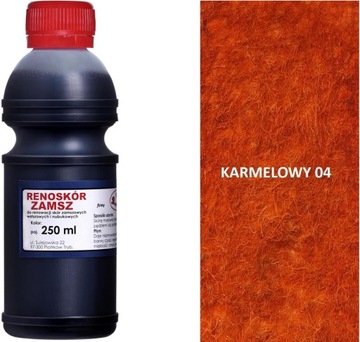 KARMELOWA FARBA DO TAPICERKI NUBUKOWEJ WILBRA +250