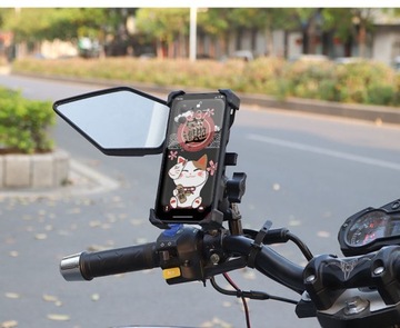 ДЕРЖАТЕЛЬ ДЛЯ МОТОЦИКЛА QI QC3.0 ИНДУКЦИОННЫЙ ТЕЛЕФОН