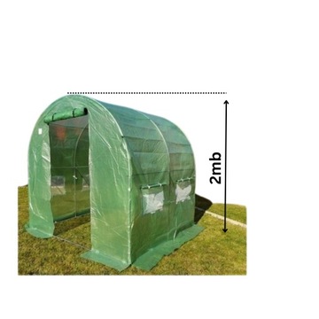 Tunel foliowy ogrodowy folia na tunel 2x2x2m 4m2