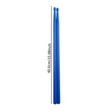 2Pcs Lights up Drum Sticks Classic Lightweight Portable Cool Tip blue