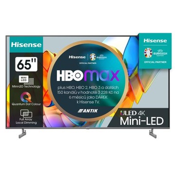 Hisense 65U6KQ 65-дюймовый 4K UHD LED-телевизор, черный