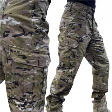 Spodnie Wojskowe Bojówki Taktyczne MULTICAM Rip-Stop MORO 4XL