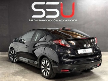 Honda Civic IX Hatchback 5d Facelifting 1.4 i-VTEC 100KM 2016 Honda Civic 1.4 16V 100 KM Elegance Kamera Nawigacja LED ALU Gwarancja SSU, zdjęcie 3
