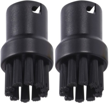 2x SZCZOTKI OKRĄGŁE do PAROWNICY KARCHER SC1 SC2 SC3 SC4 SC5 WŁOSIE SYNTETY