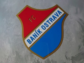 Banik Ostrawa szyld herb na ścianę prezent urodzinowy dla męża chłopaka