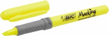 BIC BRITELINER GRIP ZAKREŚLACZ ŻÓŁTY NEONOWY SZKOLNY BIUROWY