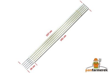 ПАЛОЧКИ ТИТАН ДЛЯ ЛОШАДЕЙ овчарки 2x толстые шесты белый кол 60 шт.