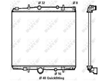 CHLADIČ FIAT ULISEE I 2.0 2.9