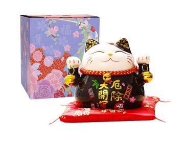 МАНЭКИ-НЭКО-КОПИЛКА ЯПОНСКАЯ КОШКА КОТЕНОК СЧАСТЬЯ