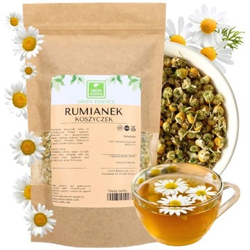 RUMIANEK KOSZYCZEK KWIAT rumianku suszony herbata ziołowa 100g naturalny