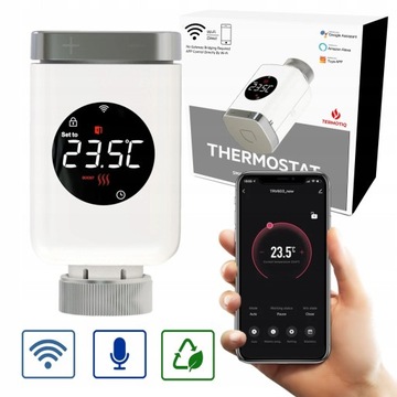 Głowica Termostatyczna WiFi działa bez bramki Termostat Grzejnikowy Tuya