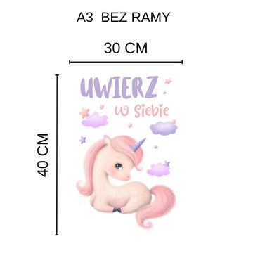 МОТИВАЦИОННЫЕ ПОСТЕРЫ ДЛЯ ДЕТЕЙ РОЗОВЫЕ ЕДИНОРОГЫ КАРТИНКИ ДЛЯ ДЕВОЧКИ А3