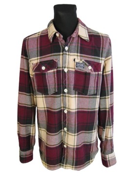 SUPERDRY GRUBA KOSZULA BLUZA XL BDB STAN