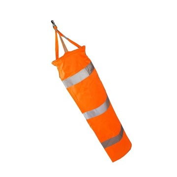 ch-Windsock Wind Direction Sock Bag for 150cm Orange
