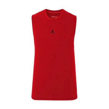 Koszulka Czerwona Air Jordan Sport Dri-FIT Tank top na Ramiączkach