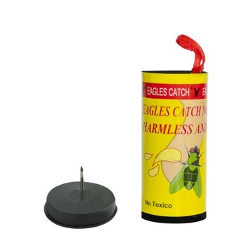 БУМАЖНАЯ МУШКА КЛЕЙНАЯ ЛОВУШКА ДЛЯ НАСЕКОМЫХ ПРОЧНАЯ 4x РУЛОН