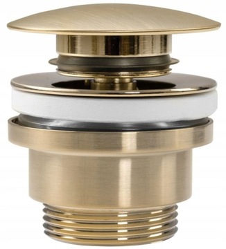 Сифон для умывальника Click-Clack Brushed Gold Rea