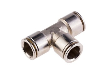 Szybkozłącze wtykowe metalowe trójnik 12 mm
