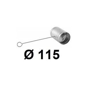 Przepustnica okrągła spiro 115 mm
